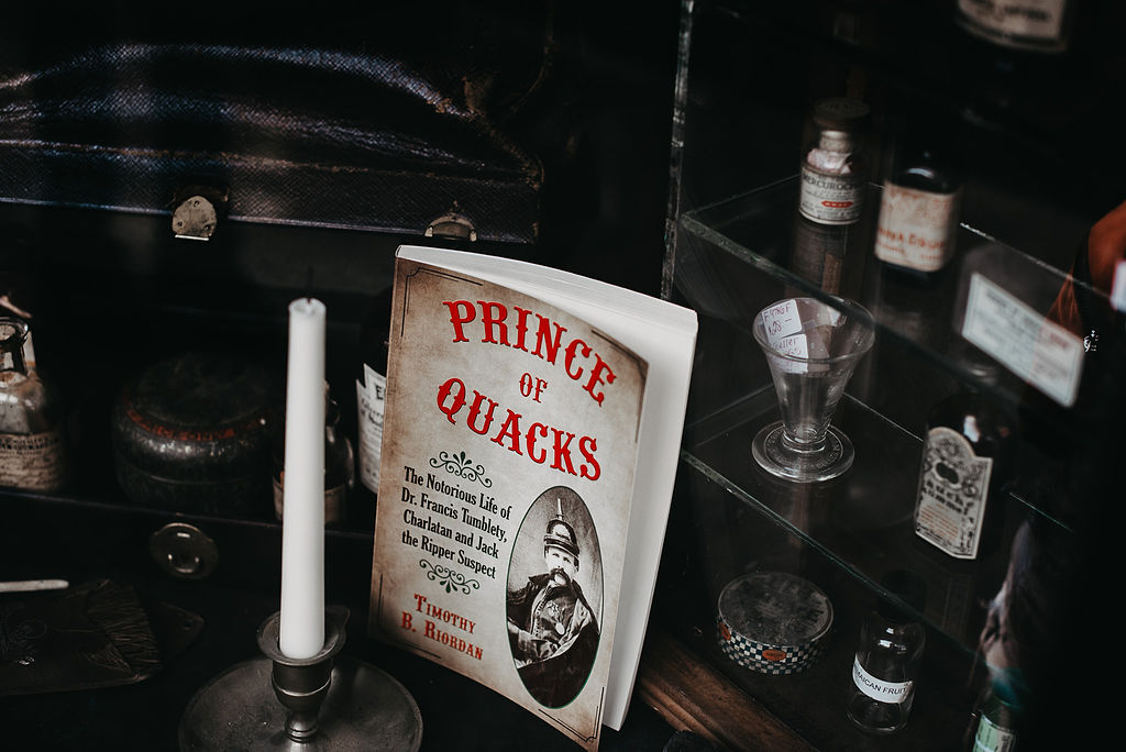 Dr-Tumblety's-Apothecary-Pittsburgh-Inspired-By-Spirits-Allentown-Prince-of-Quacks-Book