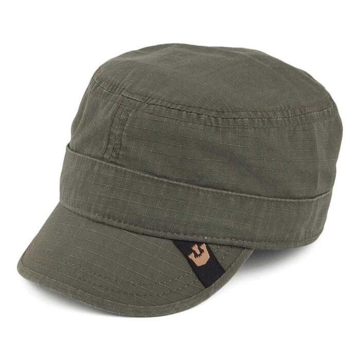 Dr-Tumbletys-Apothecary-inspired-by-spirits-distilling-company-Pittsburgh-goorin-bros-hat-military-army-navy-cap-canvas-olive-green-private