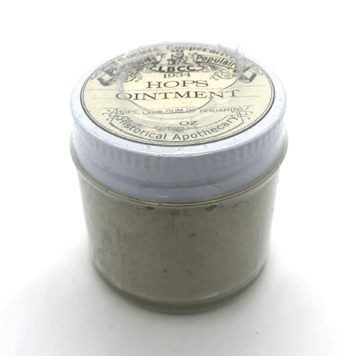 Dr-Tumbletys-Apothecary-inspired-by-spirits-distilling-company-Pittsburgh-lbcc-historical-original-recipe-authentic-vintage-natural-hops-ointment-1934-hemorrhoid-cold-sore-acne-inflammation-scarring-retro-cosmetics-medicinal