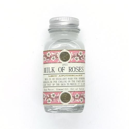 Dr-Tumbletys-apothecary-shop-inspired-by-spirits-distilling-co-pittsburgh-allentown-LBCC-Historical-1811-Milk-of-Roses-wash-sunburn-cooling-face-rose-water-almond-oil-astringent-complexion-original-recipe-natural-victorian-cosmetics-toiletries