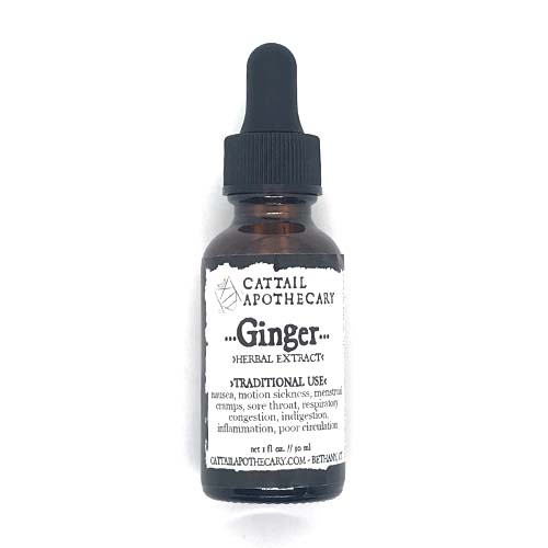 Dr-Tumbletys-apothecary-inspired-by-spirits-distilling-co-pittsburgh-allentown-hilltop-cattail-apothecary-glass-bottle-tincture-vial-herbal-remedy-alternative-medicine-holistic-natural-treatment-ginger-herbal-extract-nausea-motion-sickness-menstrual-cramps-sore-throat-respiratory-congestion-indigestion-inflammation-poor-circulation