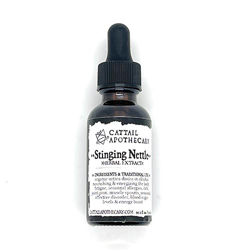 dr-tumbletys-pittsburgh-cattail-apothecary-pittsburgh-inspired-by-spirits-distilling-company-stinging-nettle-tincture-herbal-remedy-holistic-medicine-natural-allergy-relief-allergies-seasonal-muscle-pain-spasm-seasonal-affective-disorder-energy-boost