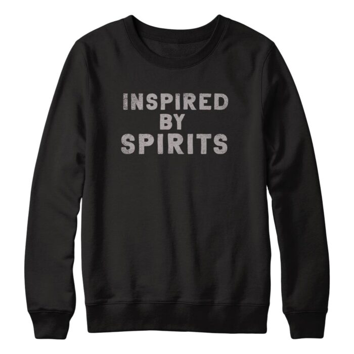 Inspired by Spirits Crew Neck Sweatshirt - Classic Black Edition