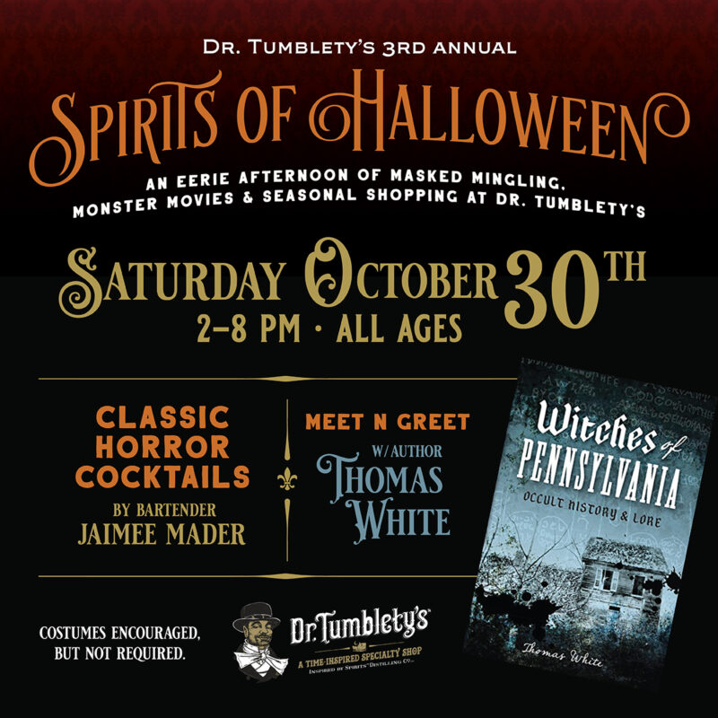 DrTumbletys-spirits-of-halloween-2021-flyer-witches-of-pennsylvania-thomas-white-storyville-lounge-pittsburgh-pa