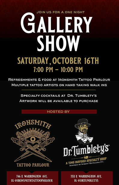 Ironsmith-DrTumbletys-Gallery-show-flyer-vertical-website-sm